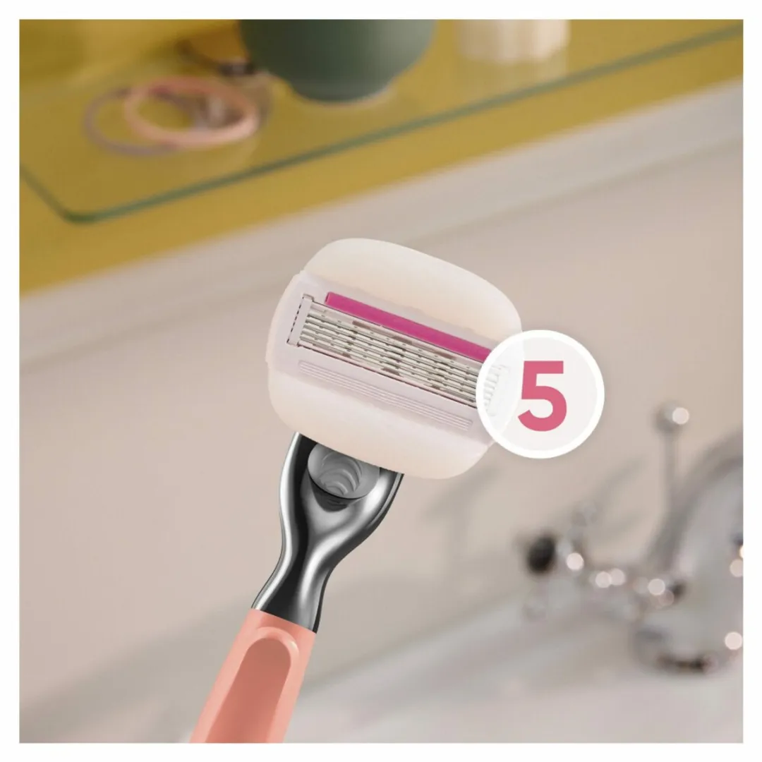 Gillette Venus Comfortglide Strawberry Scheermesjes - 5 Bladen - 3 Stuks