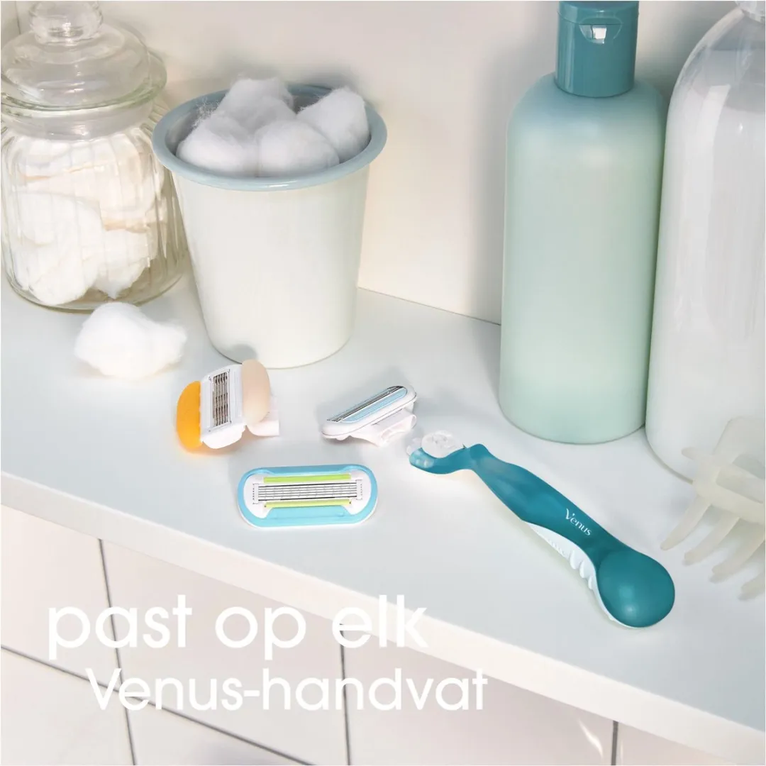 Gillette Venus Smooth Scheersysteem - 3 Bladen - Blauw