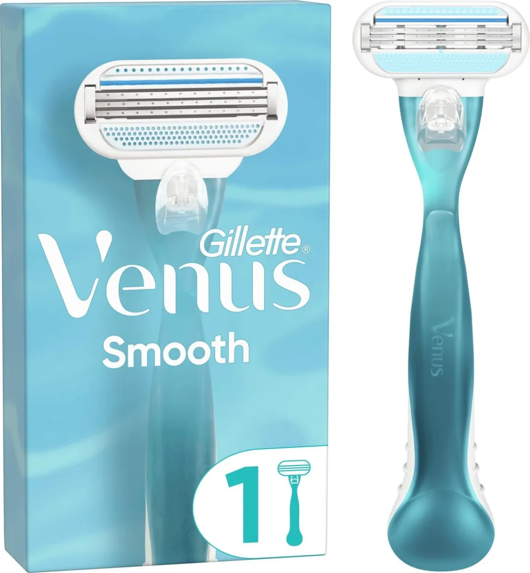 Gillette Venus Smooth Scheersysteem - 3 Bladen - Blauw