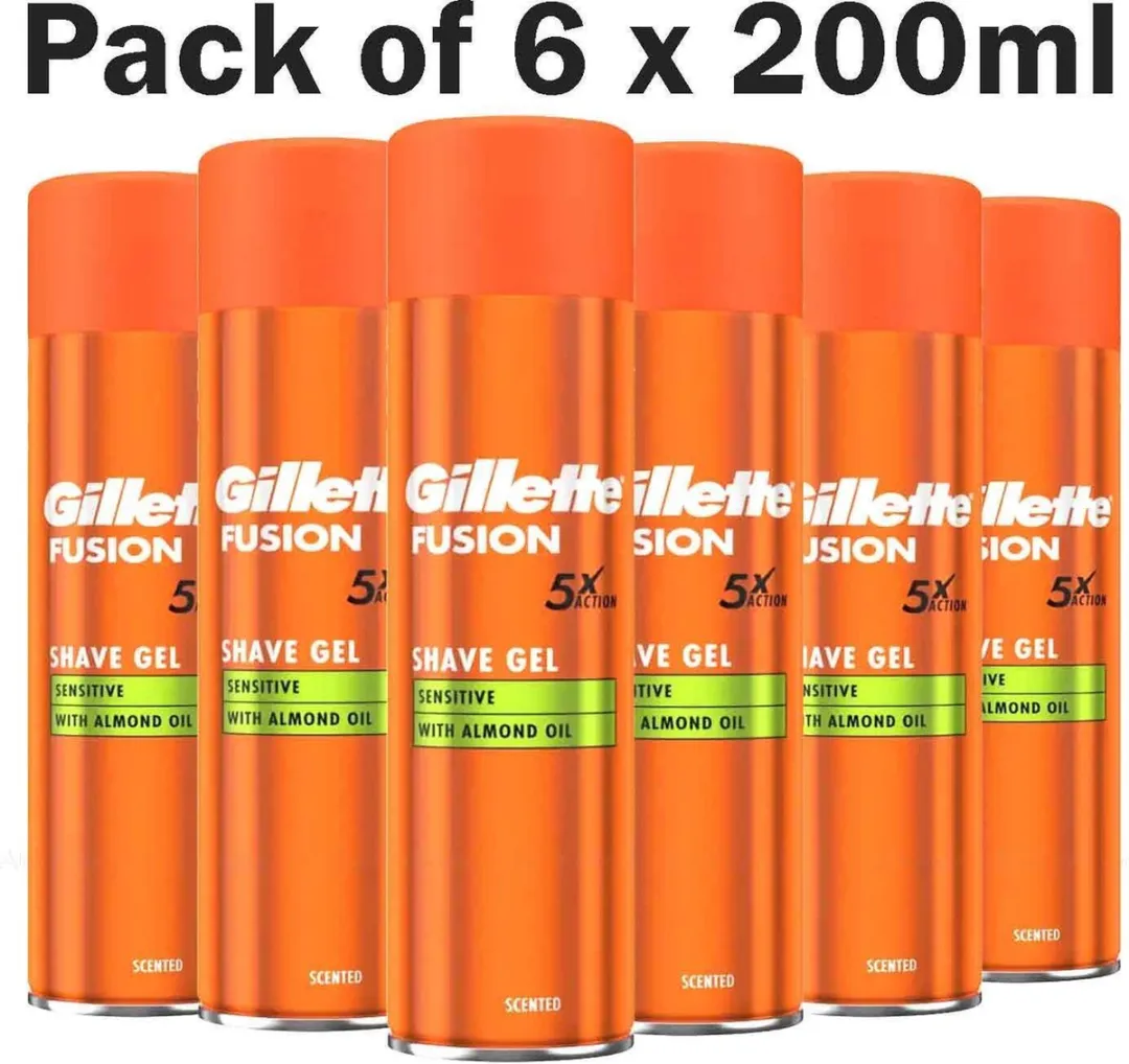 Gillette Fusion5 Ultra Sensitive Scheergel 1200ml