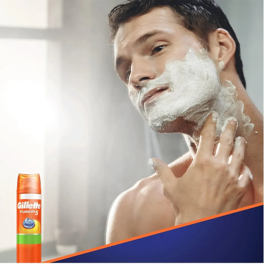 Gillette Fusion5 Ultra Sensitive Scheergel 1200ml - 6 Stuks