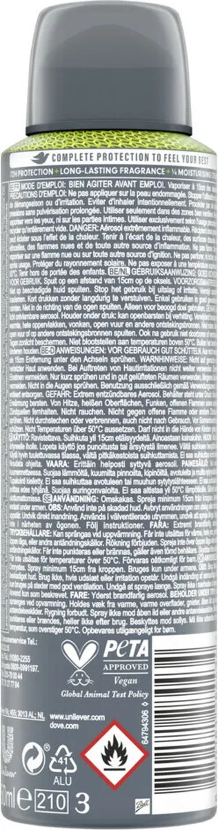Dove Men+Care Sport Fresh Deo Spray 150ml