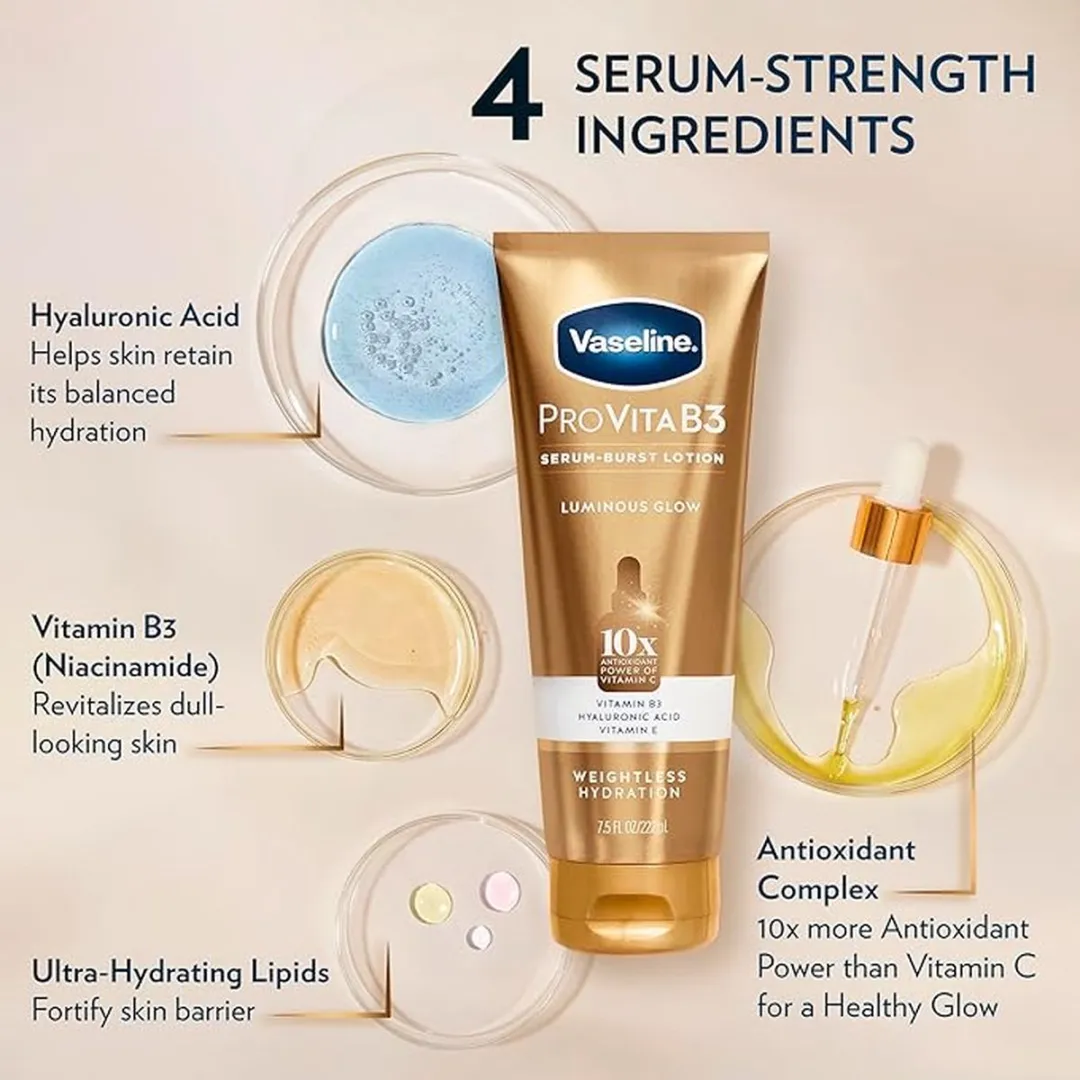 Vaseline Pro VitaB3 Serum Burst Lotion 222ml