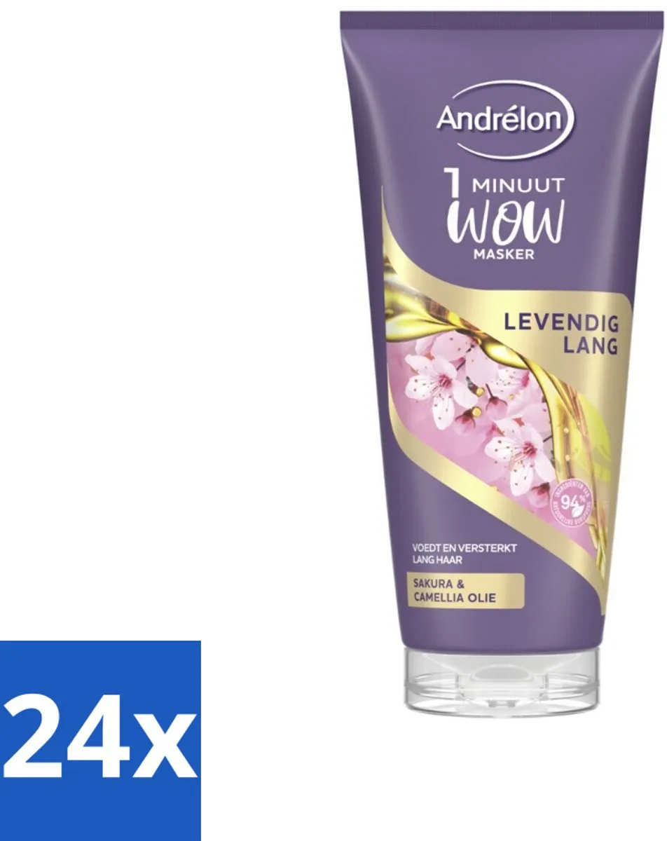 Andrélon WOW Masker Levendig Lang 180ml