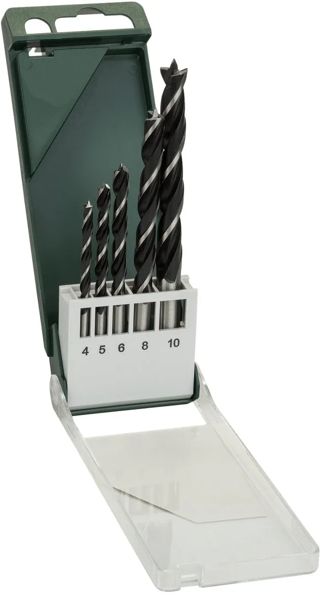 Bosch Houtspiraalborenset 5-delig - 4,0-10,0mm
