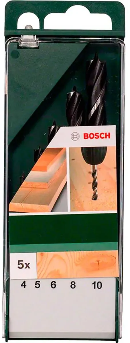Bosch Houtspiraalborenset 5-delig - 4,0-10,0mm