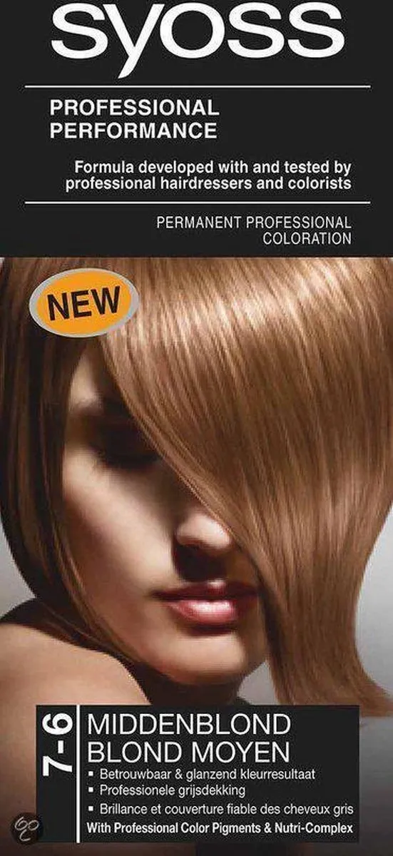 SYOSS Haarverf 7.6 Middenblond 345ml - afbeelding 6 van 6