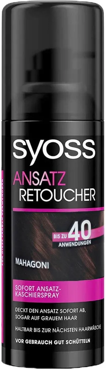 SYOSS Uitgroeispray Donker Mahonie - 6x120ml