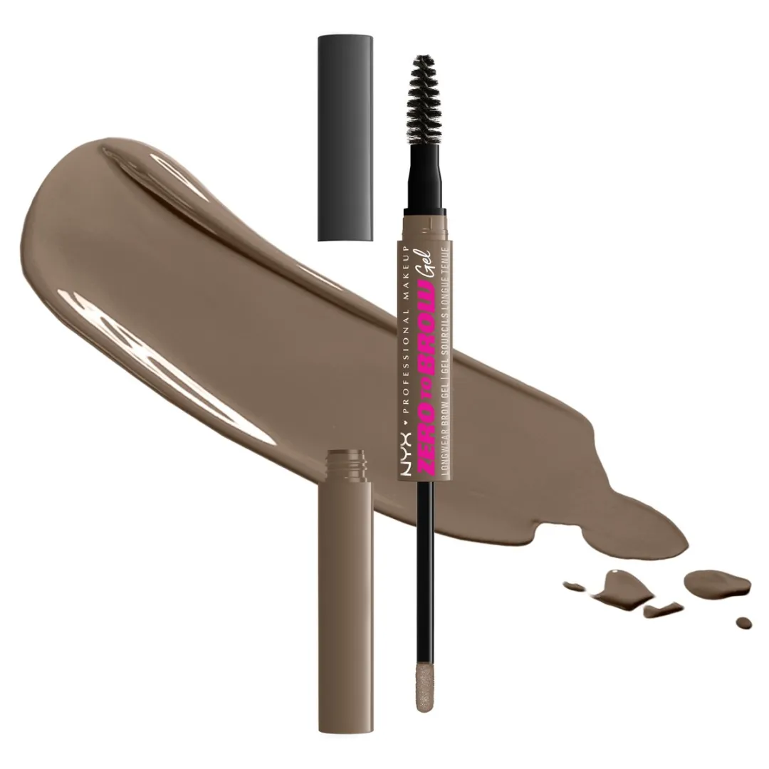NYX Zero To Brow Wenkbrauwgel Ash Brown 42ml