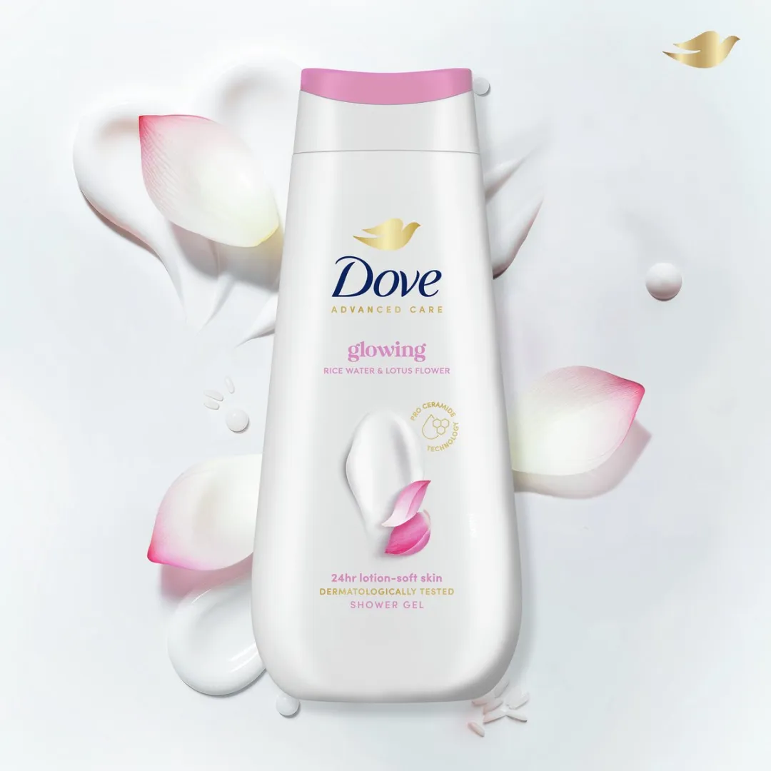 Dove Advanced Care Douchegel Glowing - 6x225ml