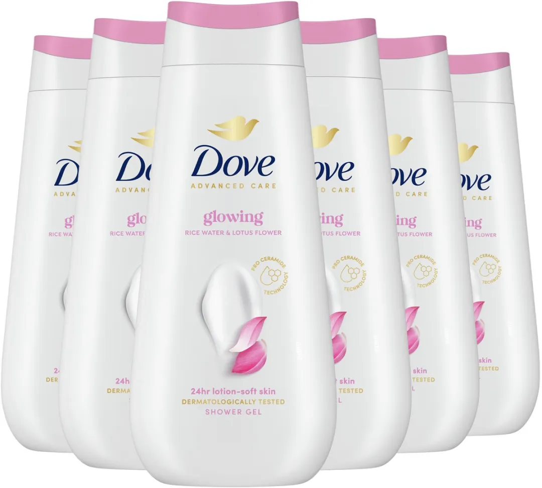 Dove Advanced Care Douchegel Glowing - 6x225ml