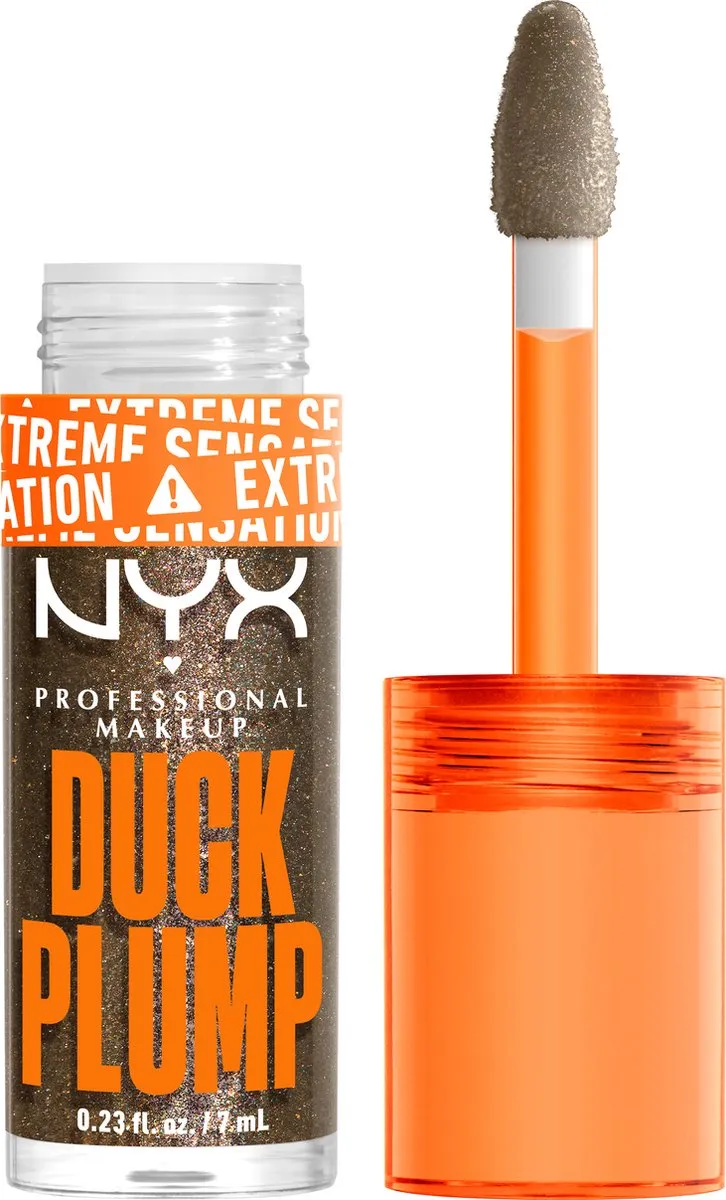 NYX Professional Makeup Duck Plump Onyx-Pected Lipgloss - 6,8ml - Zwart