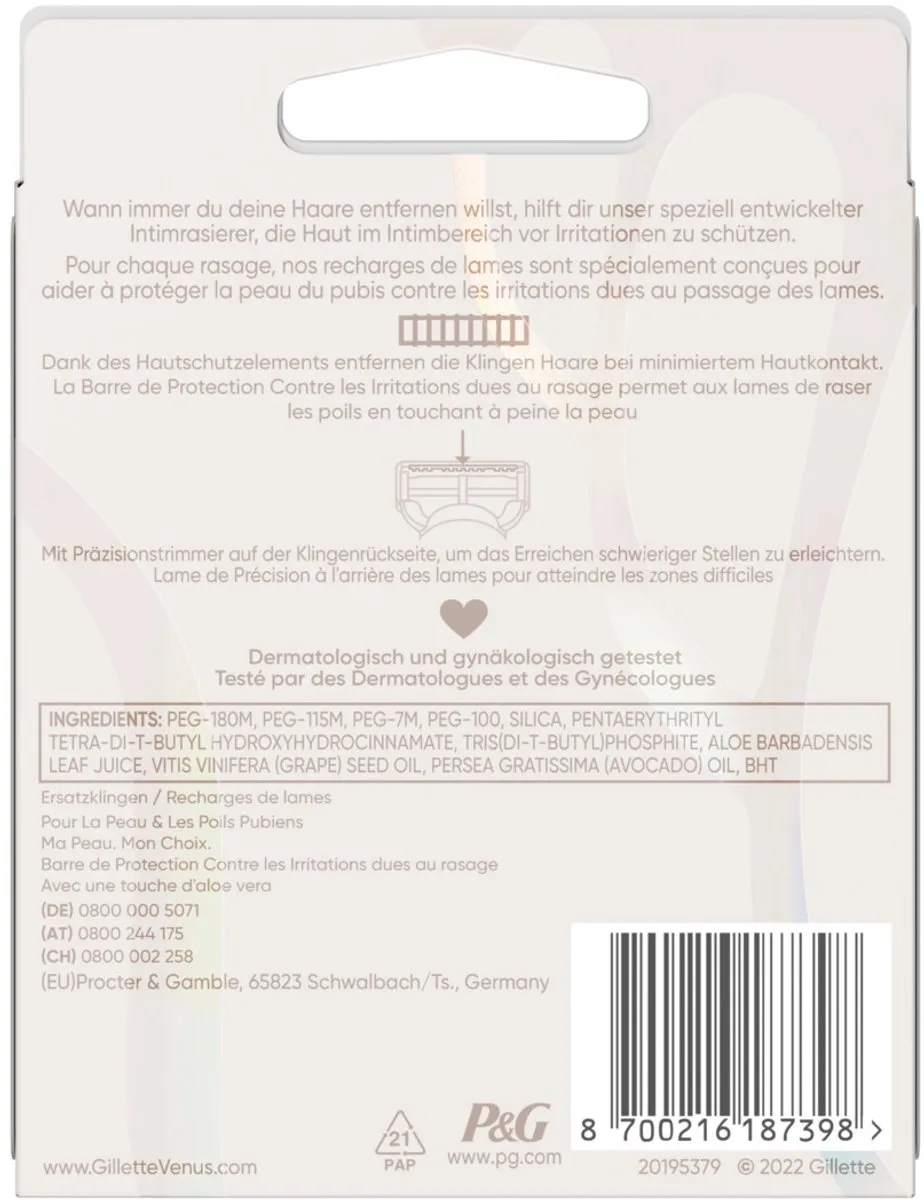 Gillette Venus Intimate Satin XL - 8 Stuks
