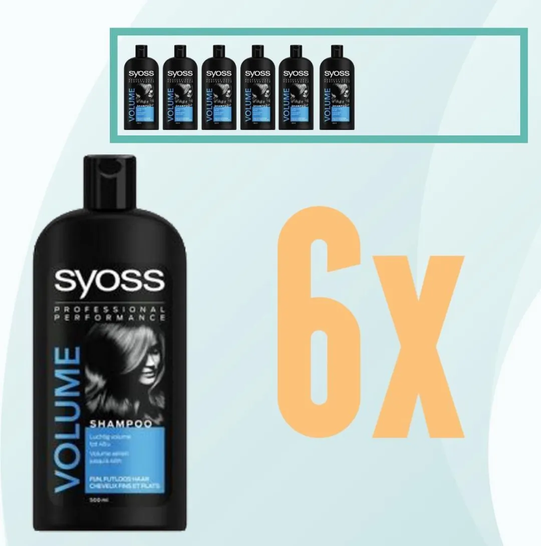SYOSS Volume Lift Shampoo - 6x400ml
