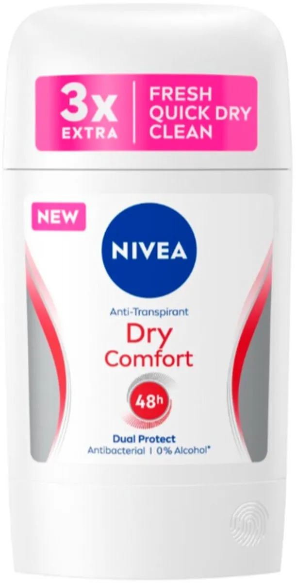 NIVEA Deodorant Stick Dry Comfort 120ml - 3 Stuks