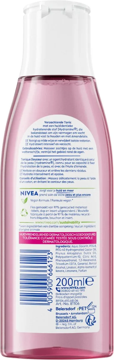 NIVEA Essentials Verzachtende Tonic Gezicht 200ml - afbeelding 6 van 6