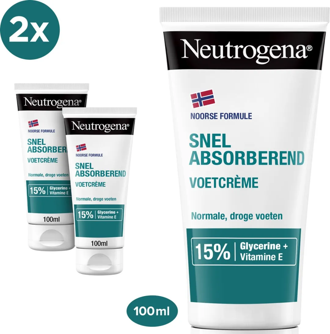 Neutrogena Noorse Formule Voetcrème 2x100ml