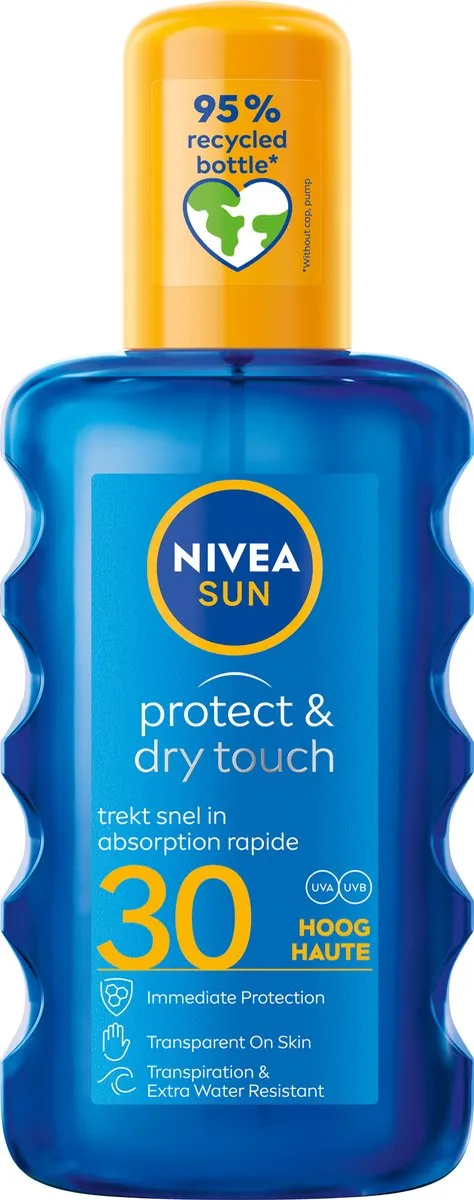 NIVEA SUN Protect & Dry Touch Transparante Zonnebrand Spray SPF 30