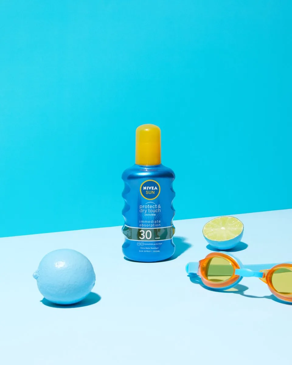 NIVEA SUN Protect & Dry Touch Transparante Zonnebrand Spray SPF 30 - 200ml
