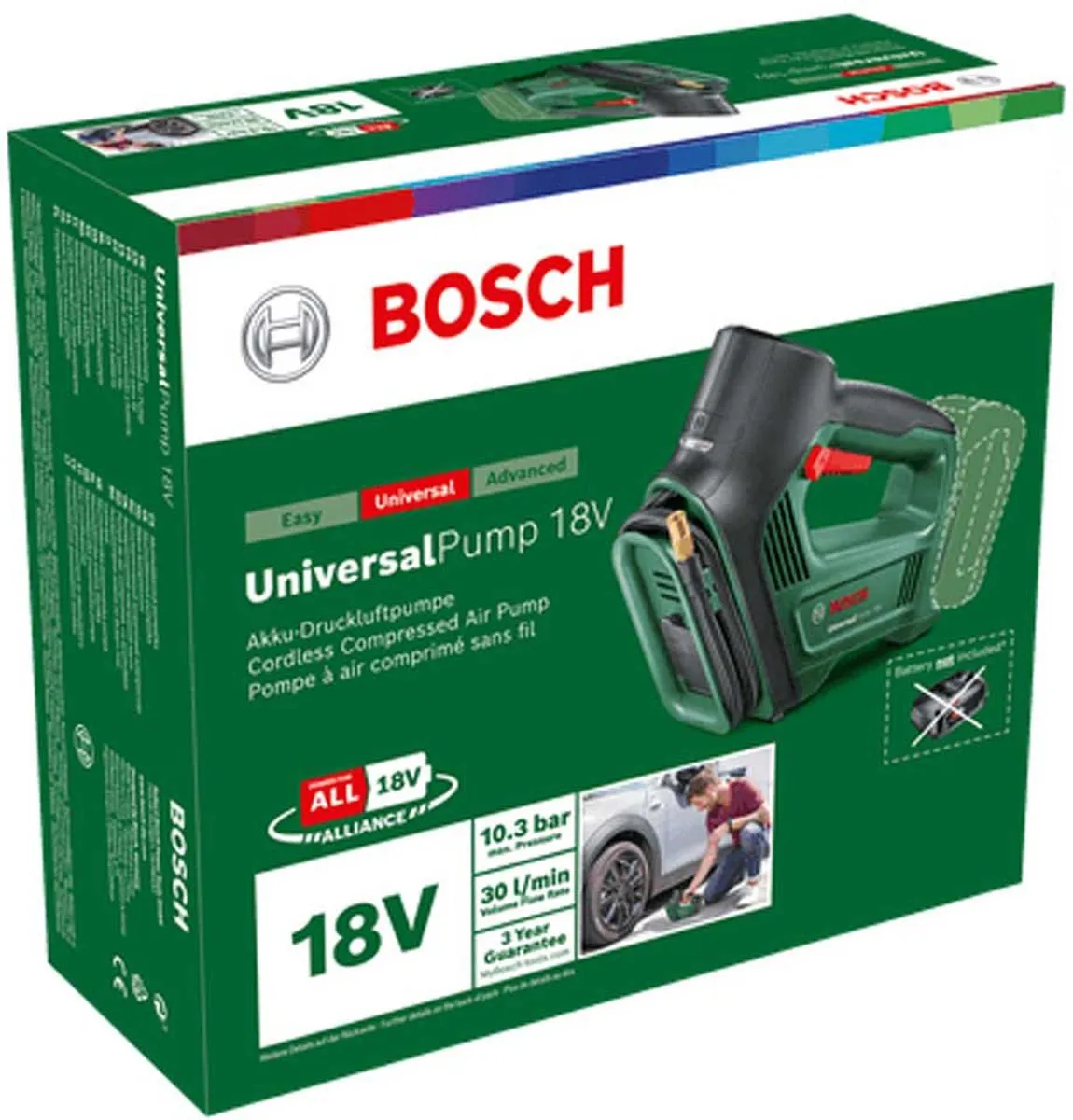 Bosch UniversalPump 18V Compressor 0603947101 - 10,3 bar