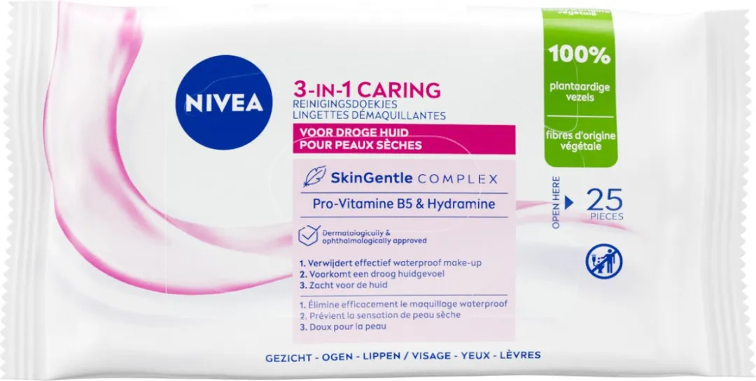 NIVEA Verzachtende Reinigingsdoekjes