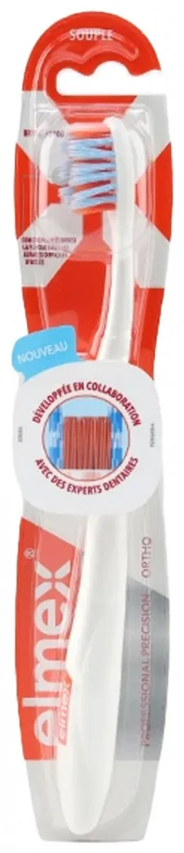 Elmex Ortho Zachte Tandenborstel Blauw