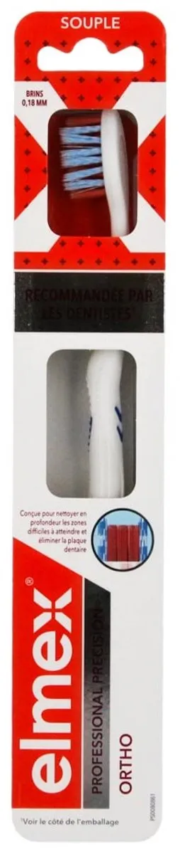 Elmex Ortho Zachte Tandenborstel Blauw