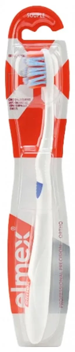 Elmex Ortho Zachte Tandenborstel Blauw