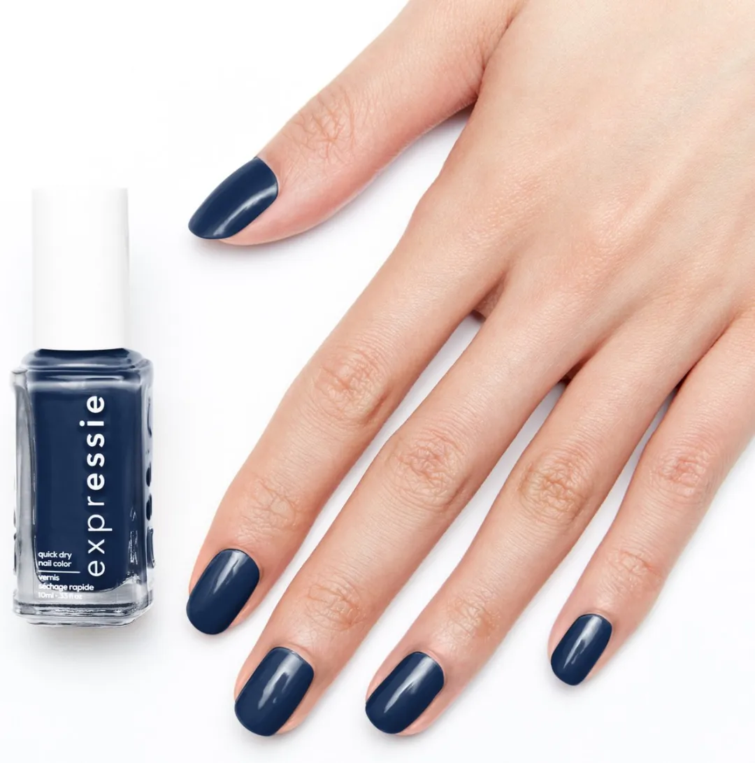 essie Expressie Quick-Dry Nagellak 550 Feel the Hype - 10ml - Donkerblauw