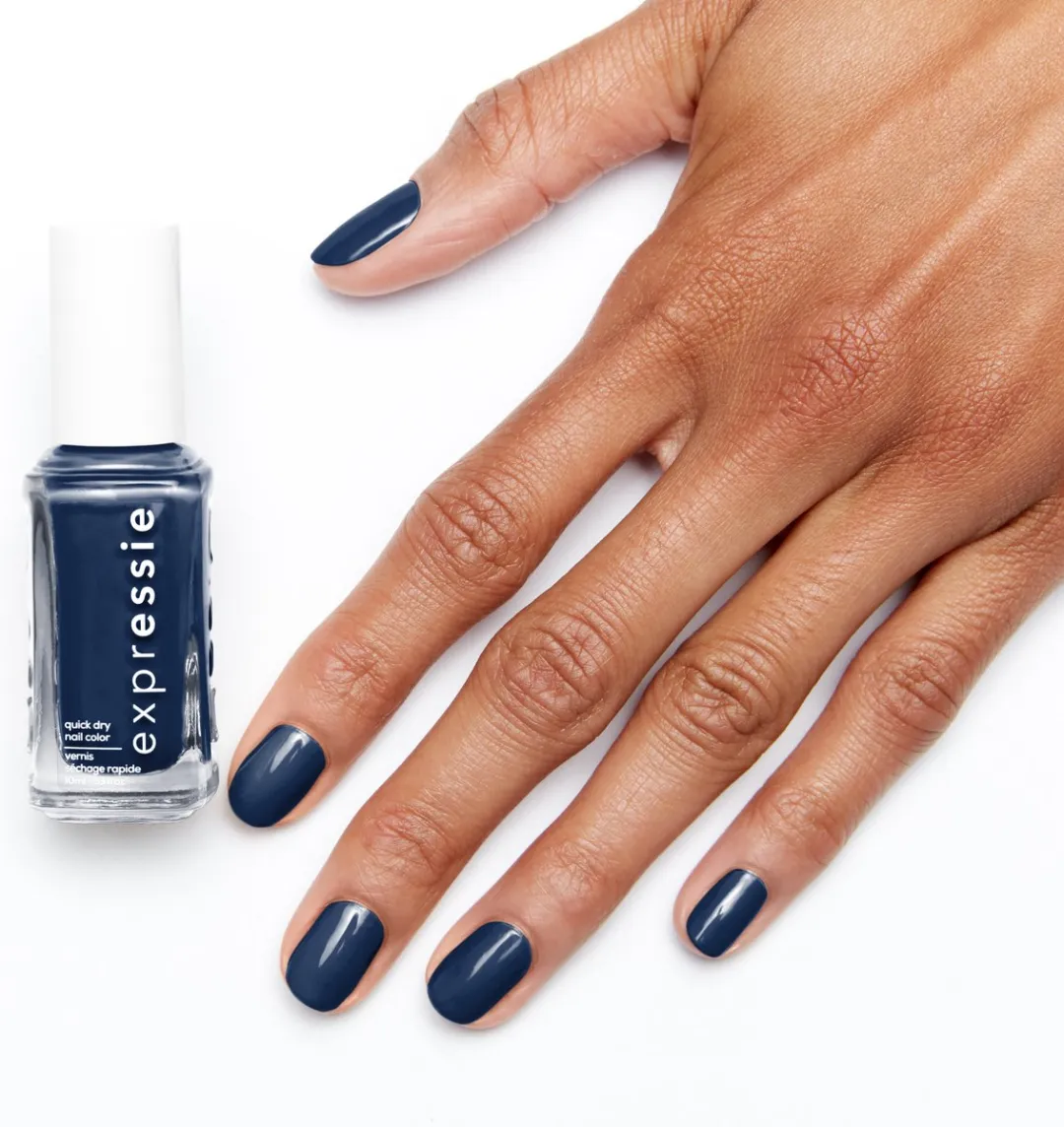 essie Expressie Quick-Dry Nagellak 550 Feel the Hype - 10ml - Donkerblauw