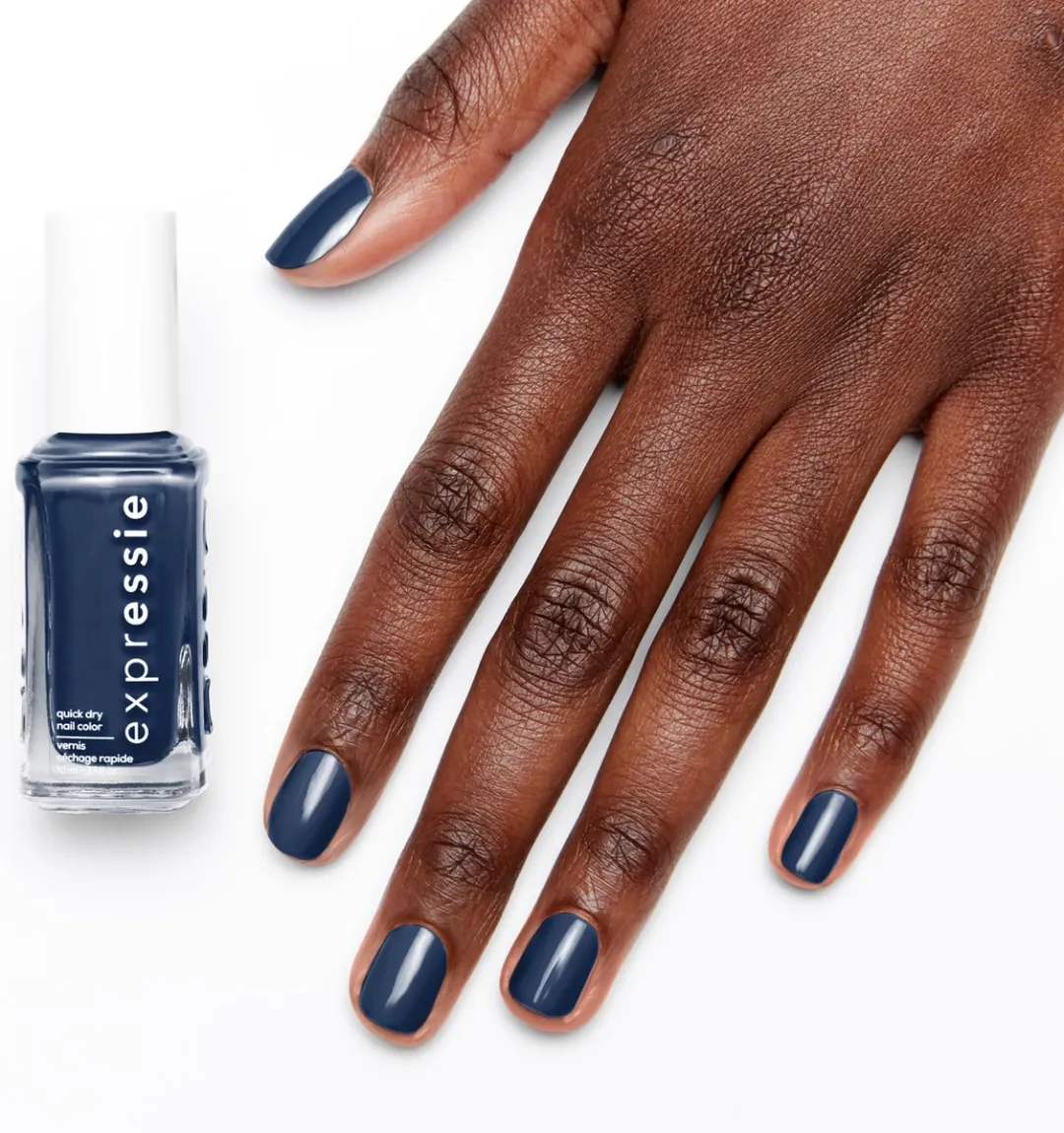 essie Expressie Quick-Dry Nagellak 550 Feel the Hype - 10ml - Donkerblauw - afbeelding 6 van 6