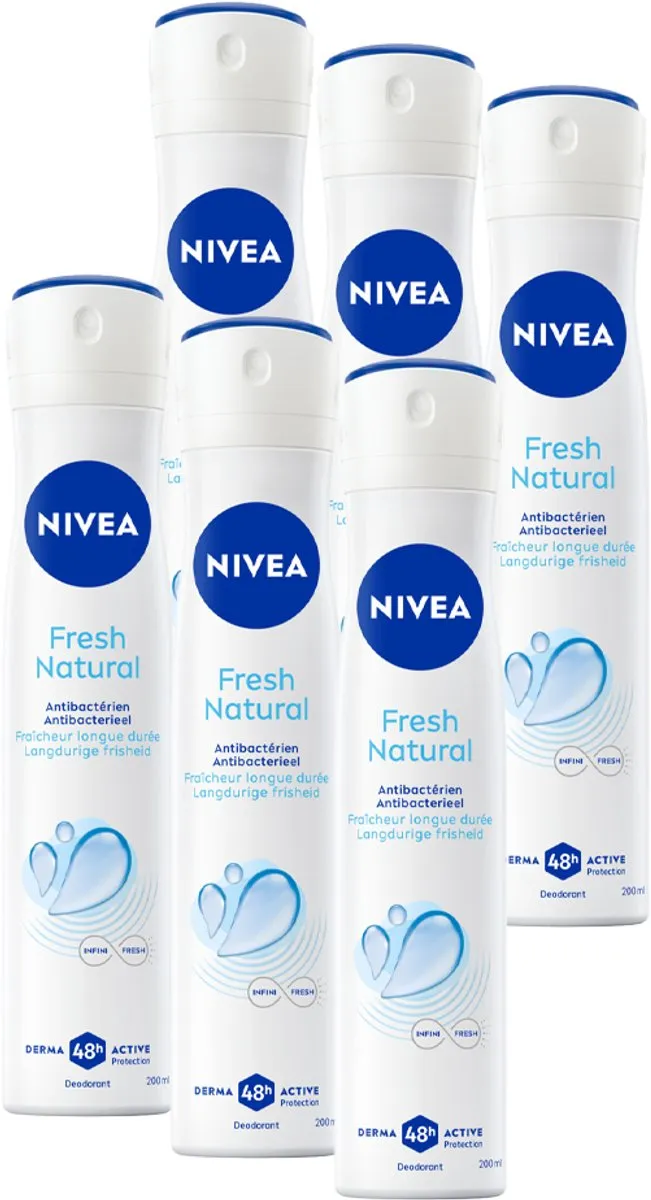 NIVEA Fresh Natural Deodorant Spray 200ml