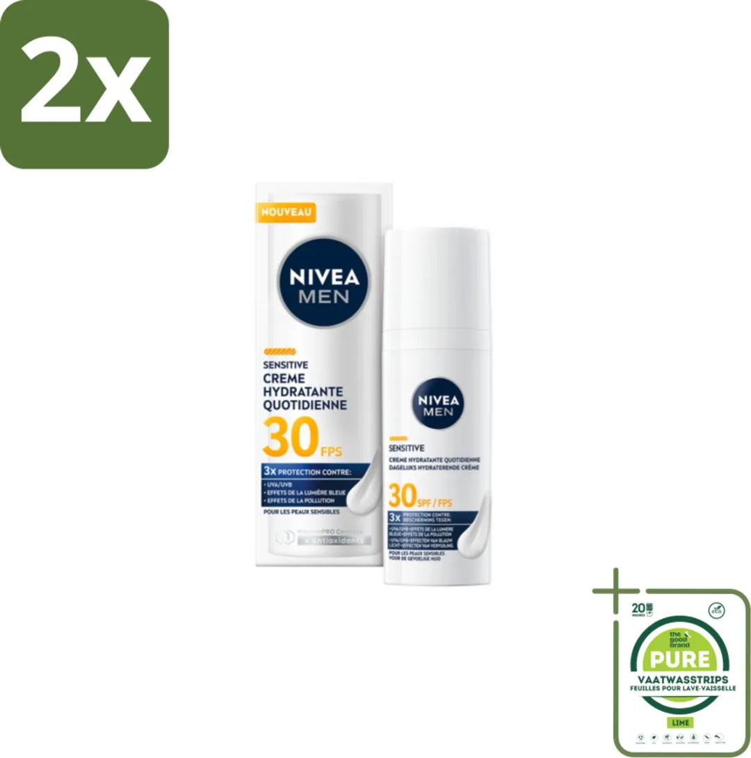 NIVEA MEN Gezichtscrème Sensitive SPF30