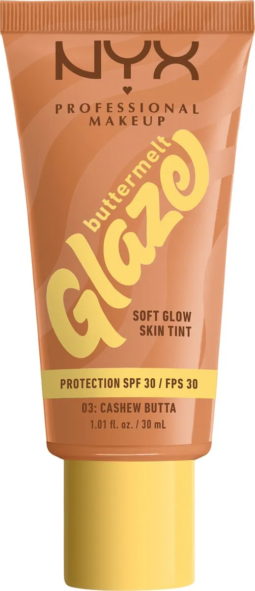 NYX Buttermelt Glaze Foundation Cashew Butta