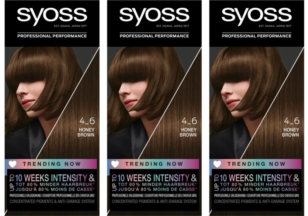 SYOSS Haarverf 4-6 Honey Brown