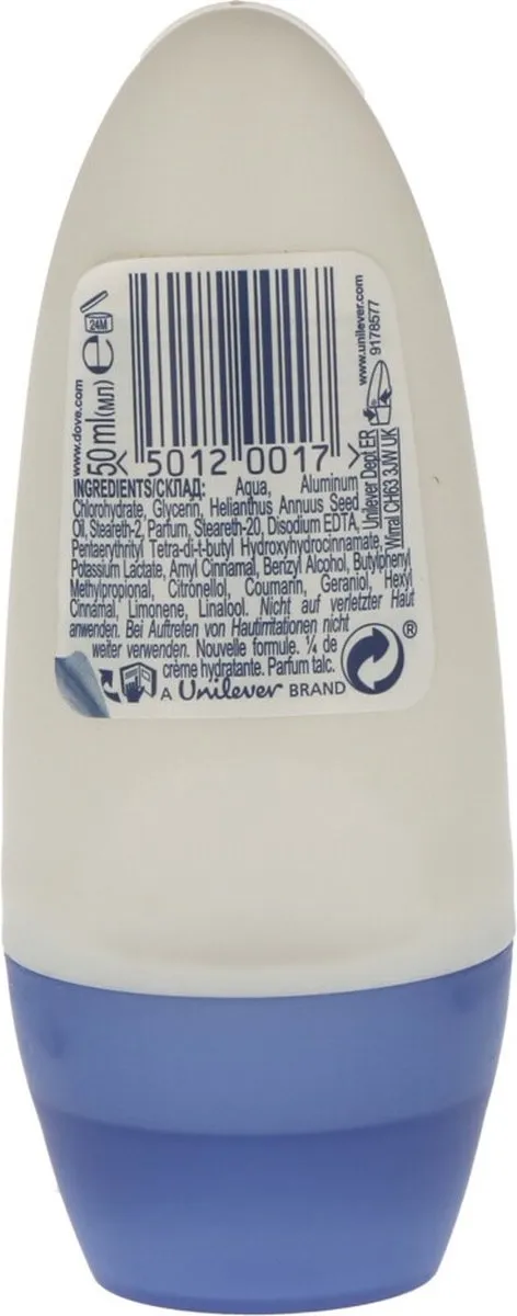 Dove Deodorant Roller Talco 50ml