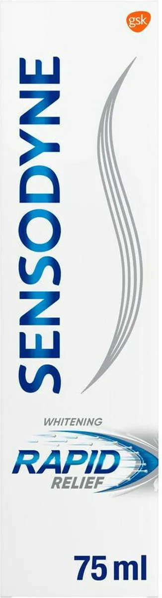 Sensodyne Rapid Relief Whitening Tandpasta 225ml - afbeelding 6 van 6