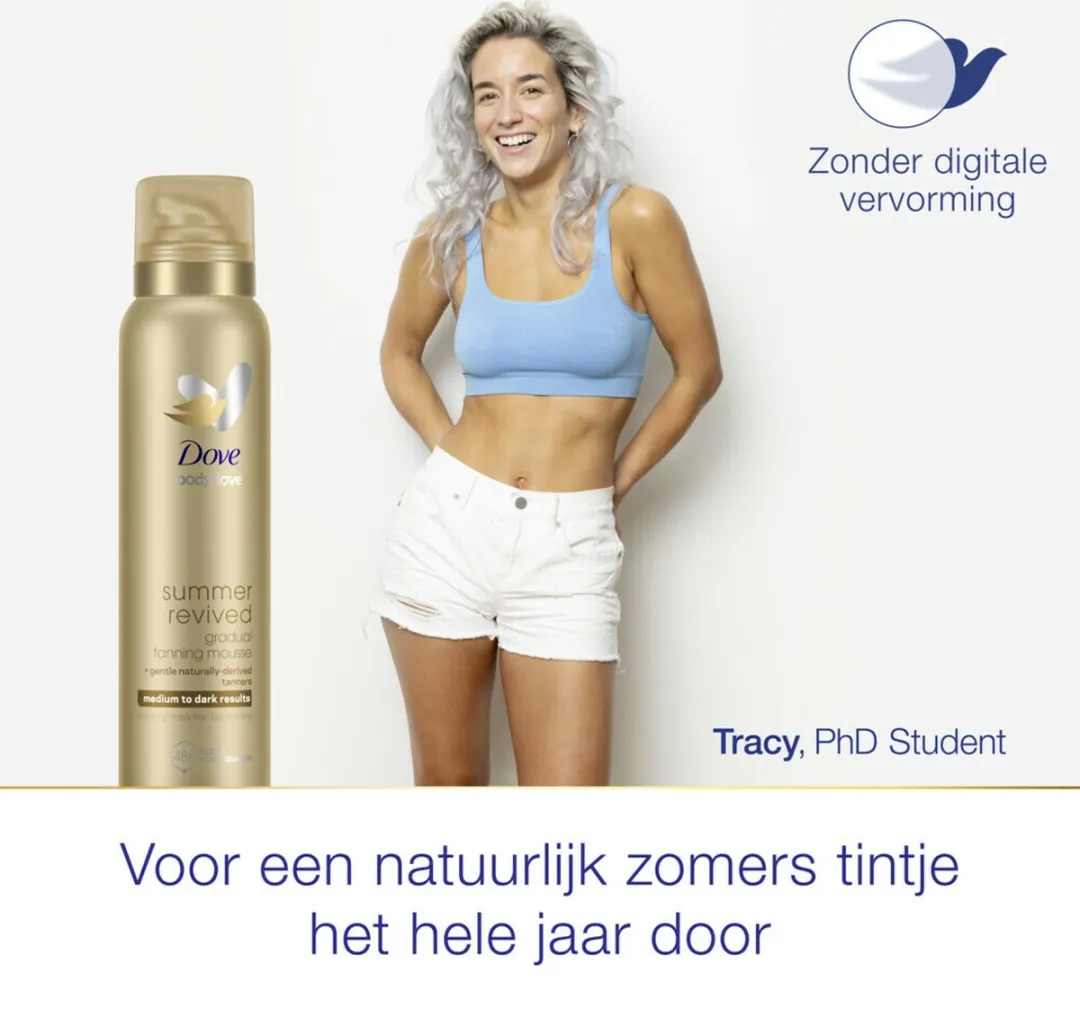 Dove Bodymousse DermaSpa Medium-Dark 6 Stuks - 150ml