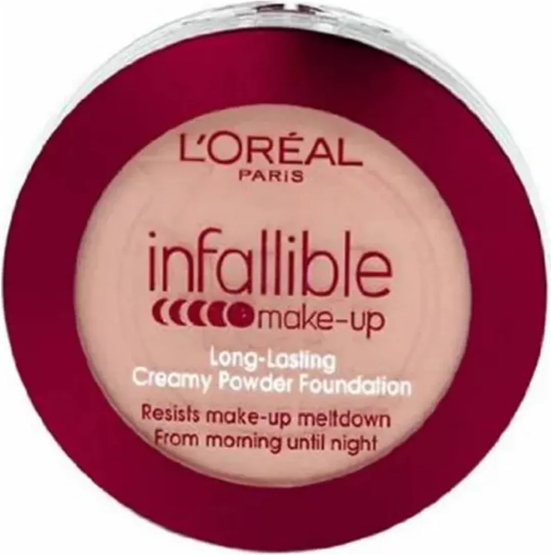 L'Oréal Paris Infallible Long-Lasting Creamy Powder Foundation 145 Beige Doré