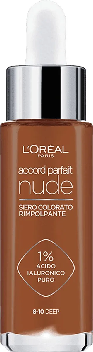 L'Oréal Paris Accord Parfait Nude Tinted Serum Foundation Deep 30ml
