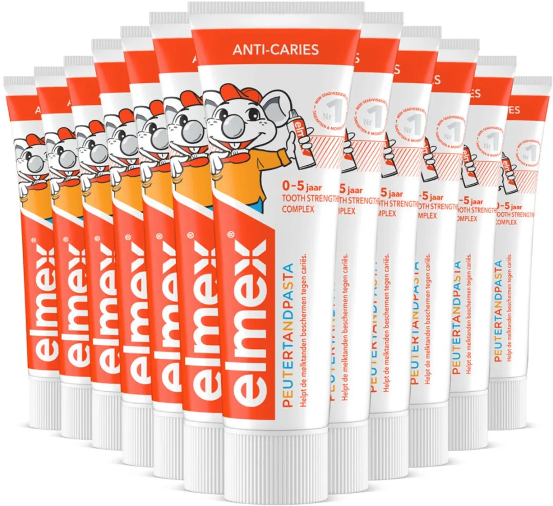 Elmex Gel-Tandpasta Peuter 0-5 Jaar - 12x75ml