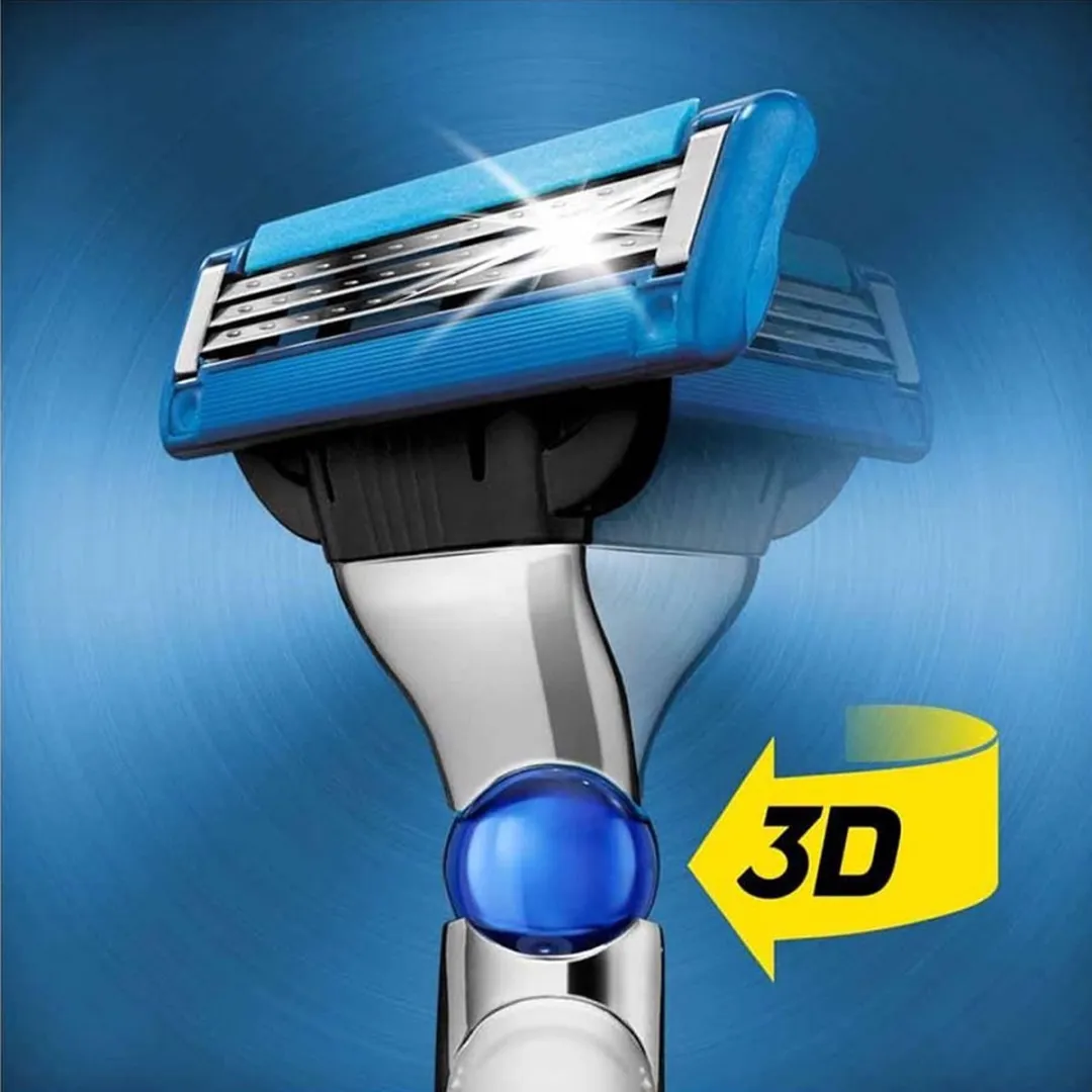Gillette Mach3 Turbo Scheermesjes 60 Stuks - Blauw