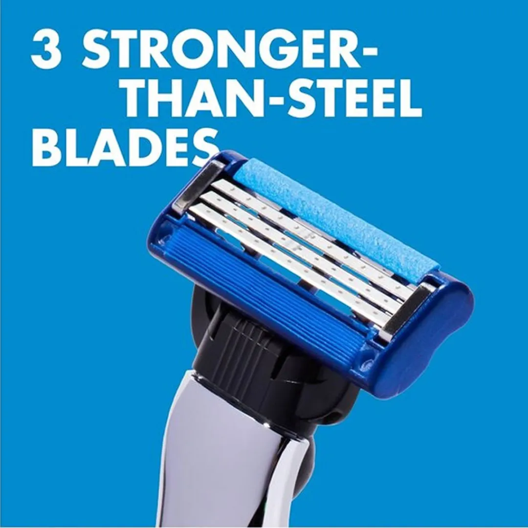 Gillette Mach3 Turbo Scheermesjes 60 Stuks - Blauw