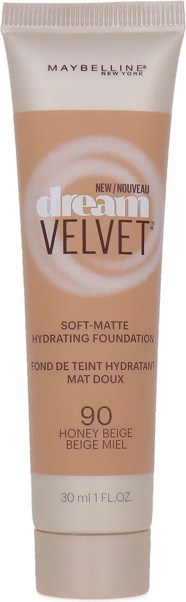 Maybelline Dream Velvet Foundation 90 Honey Beige