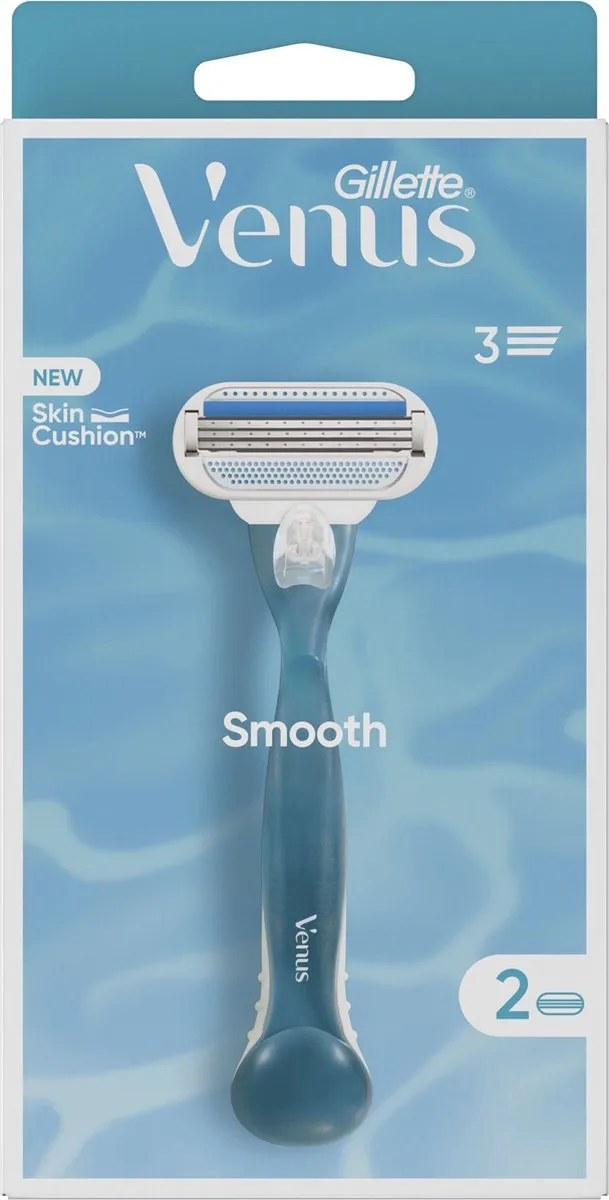 Gillette Venus Smooth Navulmesjes - 2 Stuks