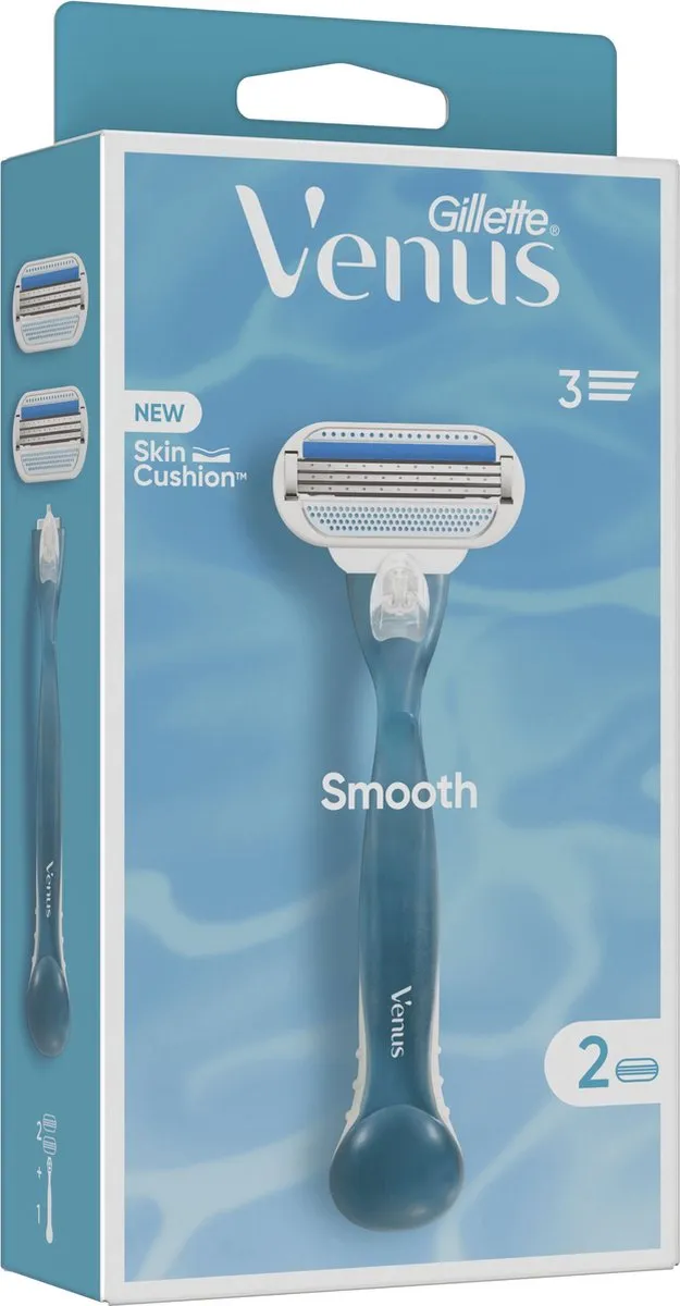 Gillette Venus Smooth Navulmesjes - 2 Stuks