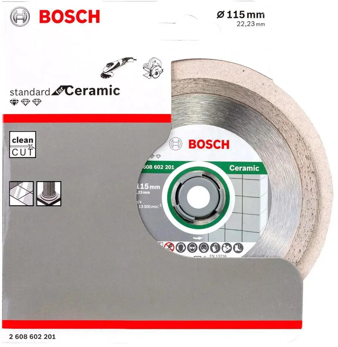Bosch Diamantdoorslijpschijf Standard 115mm - Keramiek