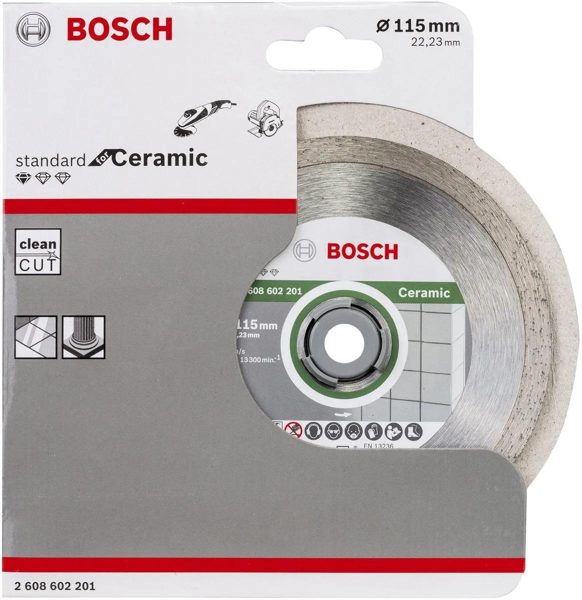 Bosch Diamantdoorslijpschijf Standard 115mm - Keramiek