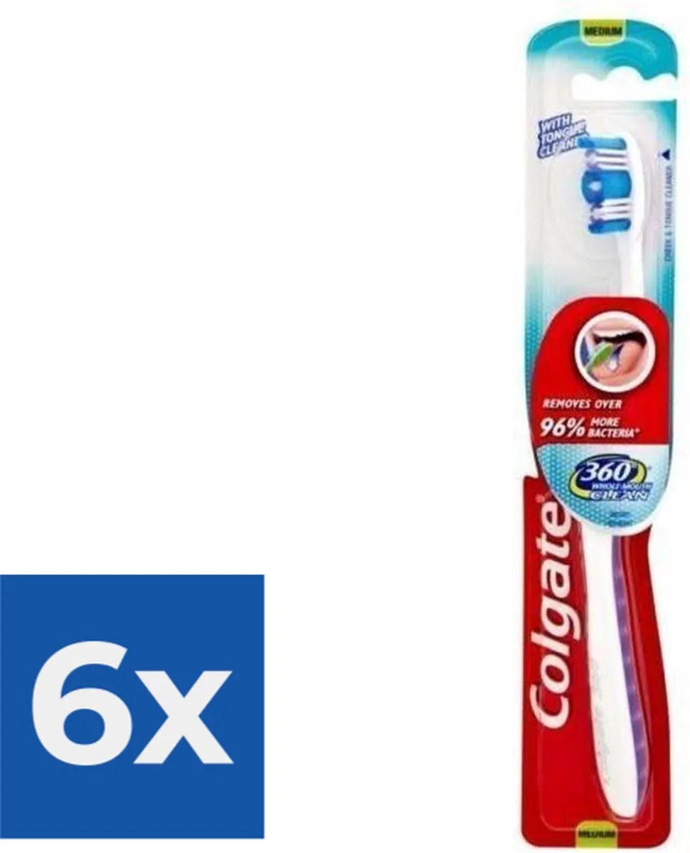 Colgate Whole Mouth Clean Medium Tandenborstel
