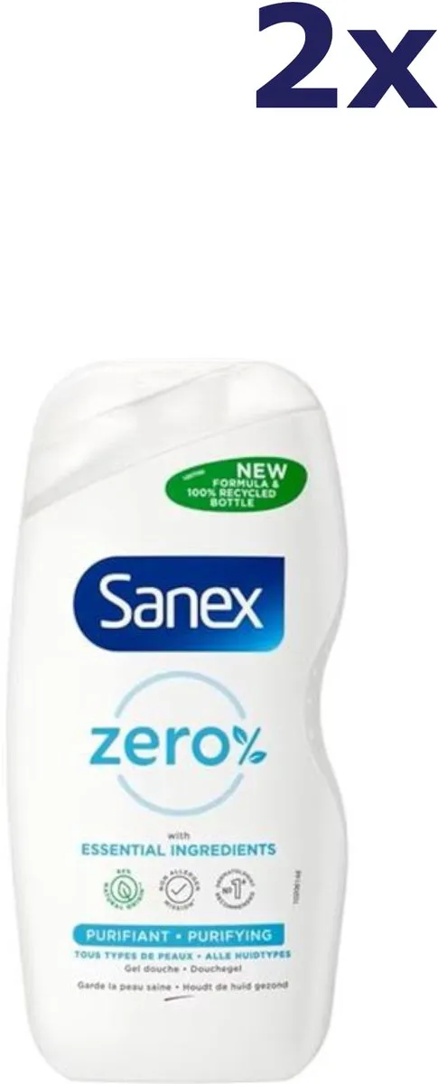 Sanex Douchegel Zero% Purifying 400ml